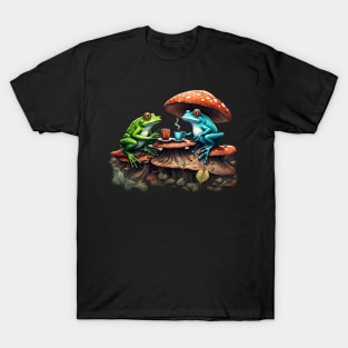 Mushroom Coffee: frogs T-Shirt